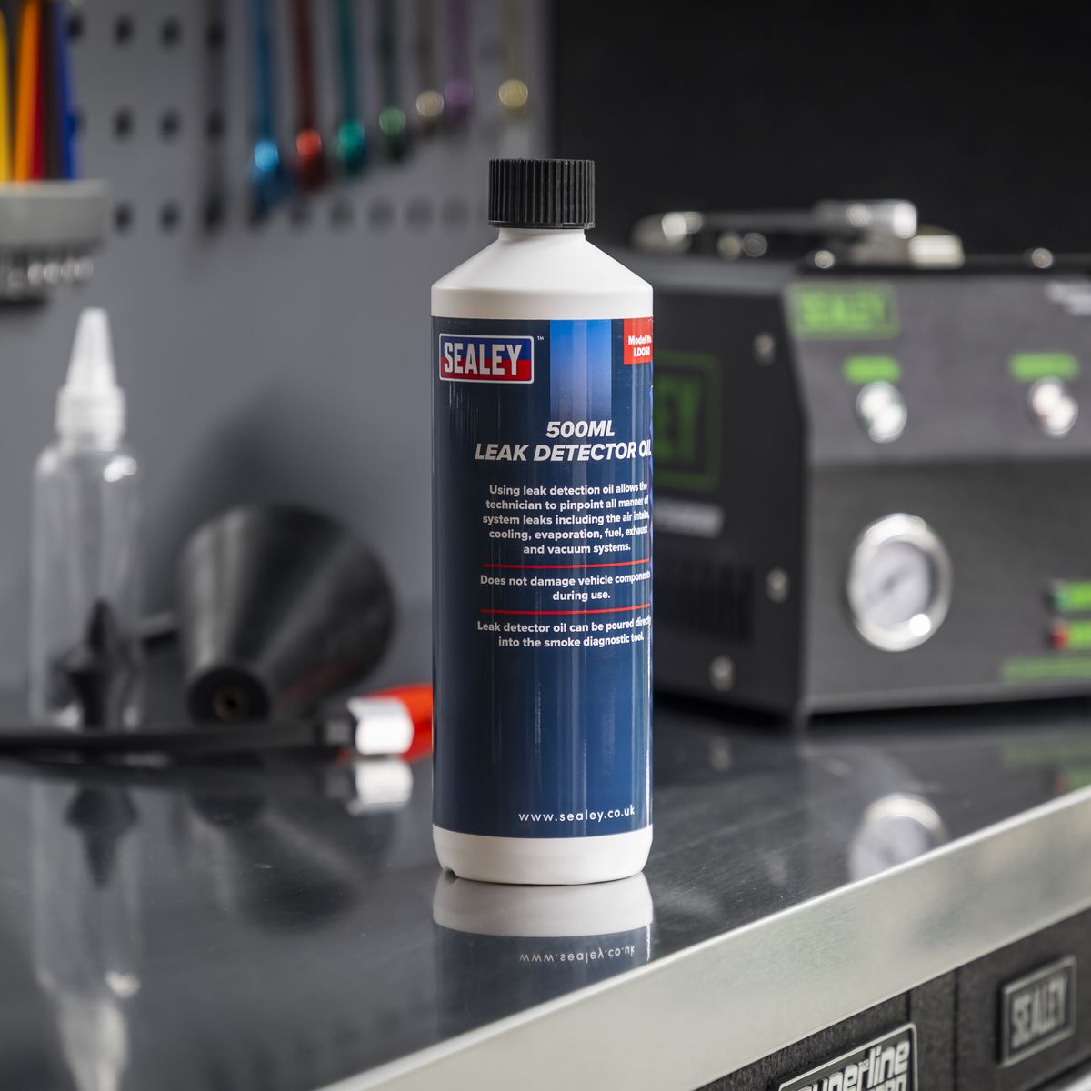 Sealey Universal Smoke Leak Detector Oil 500ml LDO50