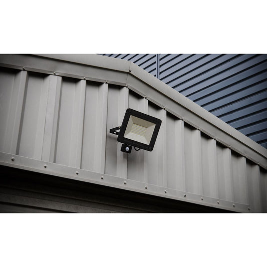 Sealey Extra-Slim Floodlight with PIR Sensor 50W SMD LED LED113PIR