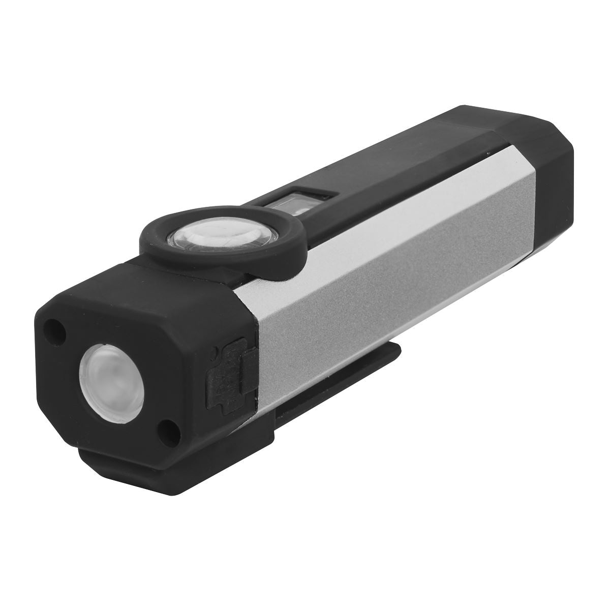 Sealey Rechargeable Aluminium Pocket Light with UV 3W COB & 1W SMD LED LED220UV