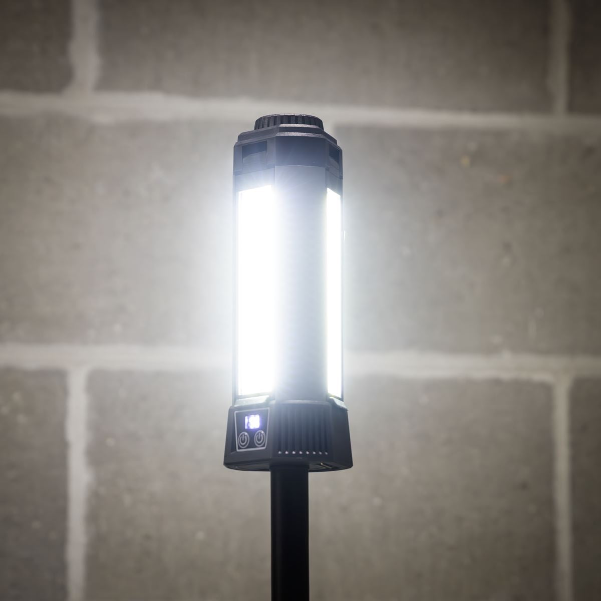 Sealey Rechargeable Flexible Floodlight Tripod 24W COB LED & 5W SMD LED LED240