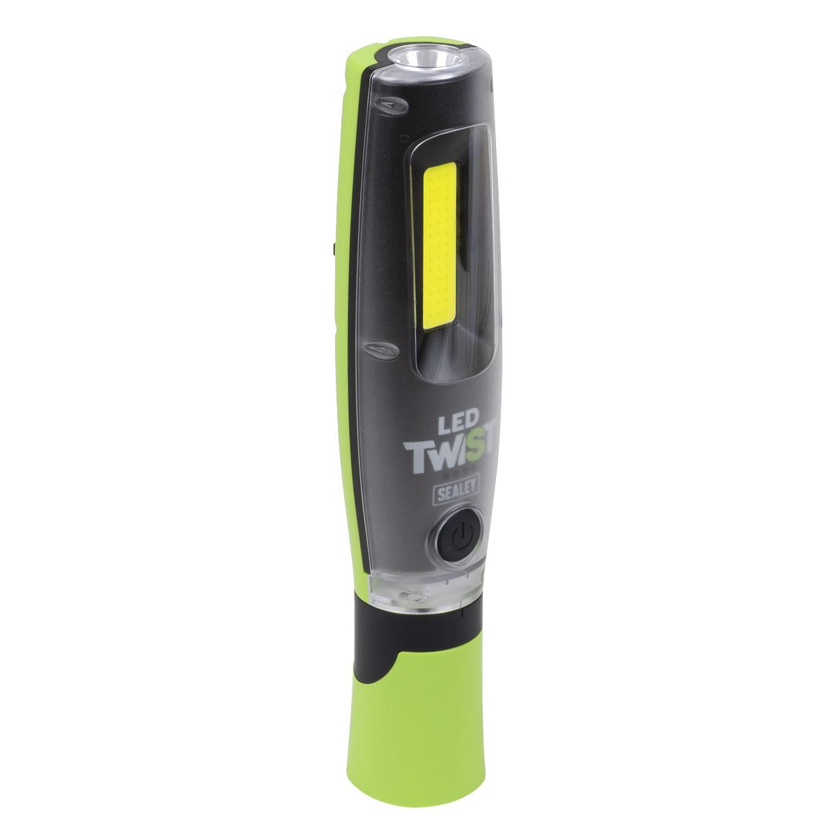 Sealey Rechargeable LED Twist&reg; Inspection Light 20W COB + 3W SMD, 3000lm, Magnetic Base & Power Bank LED3001G