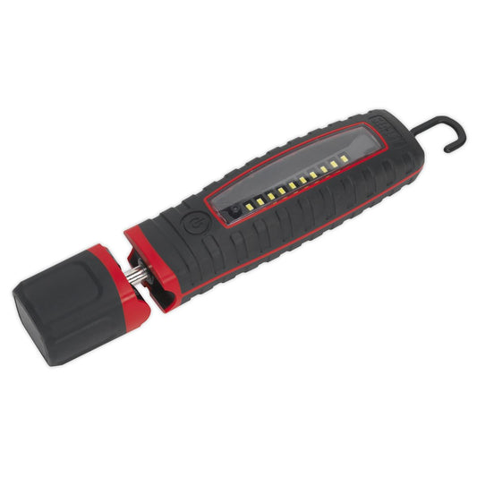 Sealey Rechargeable 360� Inspection Light 14 SMD & 3W SMD LED Black Lithium-ion LED360
