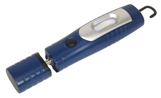 Sealey Rechargeable 360� Inspection Light 7 SMD & 3W SMD LED Blue Lithium-ion LED3602B