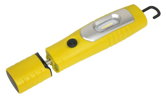 Sealey Rechargeable 360� Inspection Light 7 SMD & 3W SMD LED Yellow Lithium-ion LED3602Y
