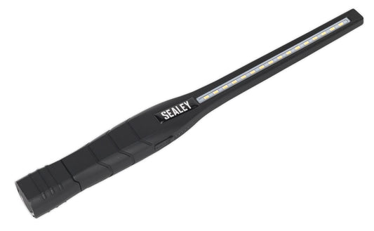 Sealey Rechargeable 360� Slim Inspection Light 8W & 1W SMD LED Black Lithium-ion LED3604