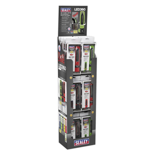 Sealey LED360 Series Inspection Light Combination - Display Pack of 24 LED360COMBO2