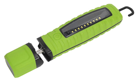 Sealey Rechargeable 360� Inspection Light 14 SMD & SMD 3W LED - Green LED360G