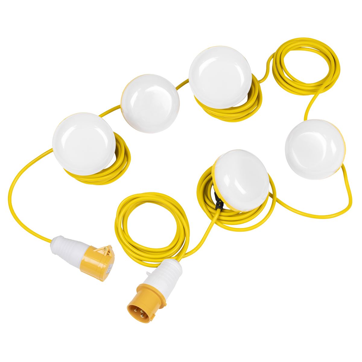 Sealey 15m Festoon Lighting Kit 50W COB LED 110V LED50F110V