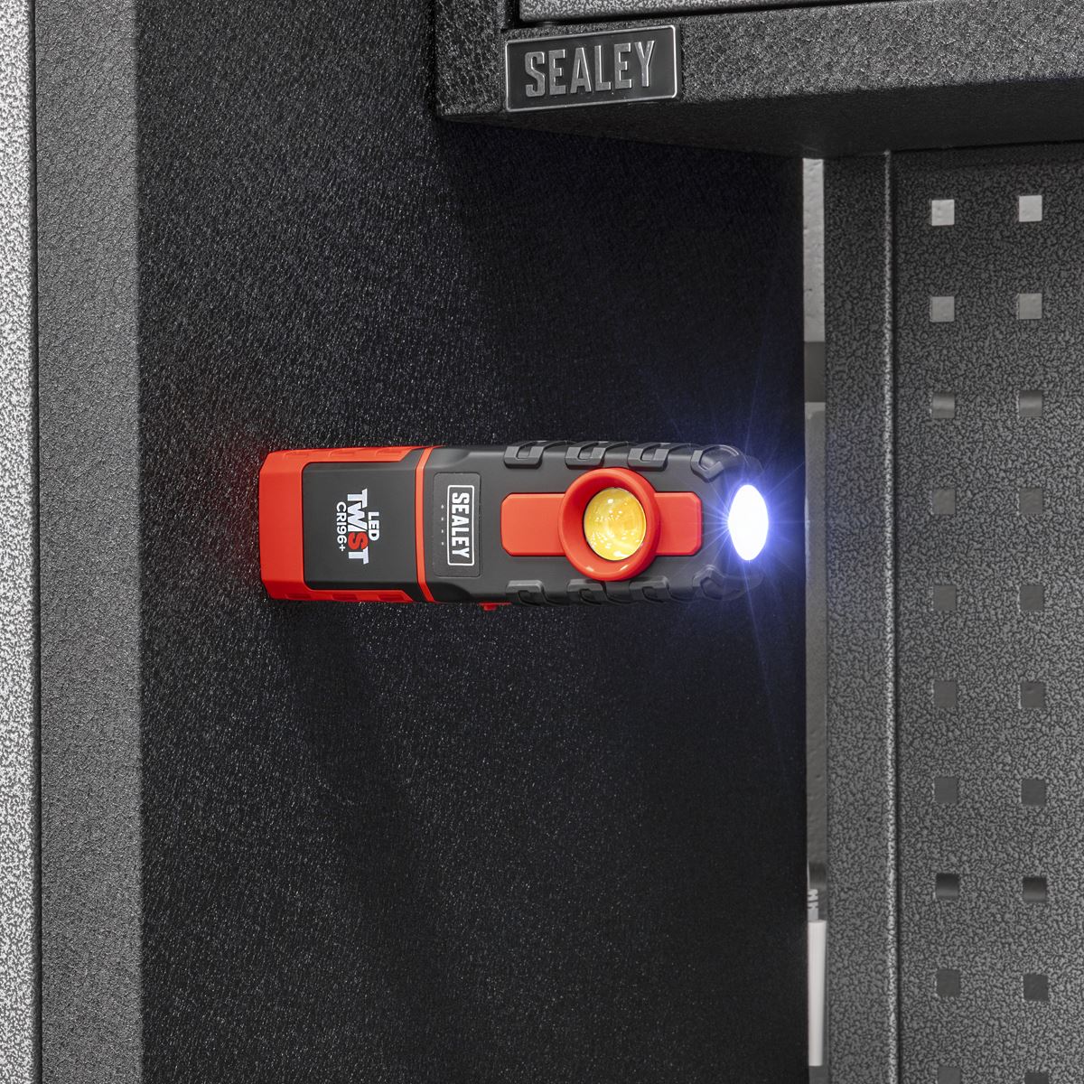 Sealey LED Twist Rechargeable Inspection Light 6W COB LED & 1W SMD LED LED601CM