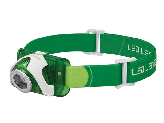 Ledlenser SEO3 LED Headlamp - Green (Test-It Pack) LED6103