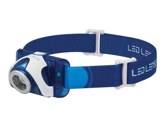 Ledlenser SEO7R Rechargeable LED Headlamp - Blue (Test-It Pack) LED6107