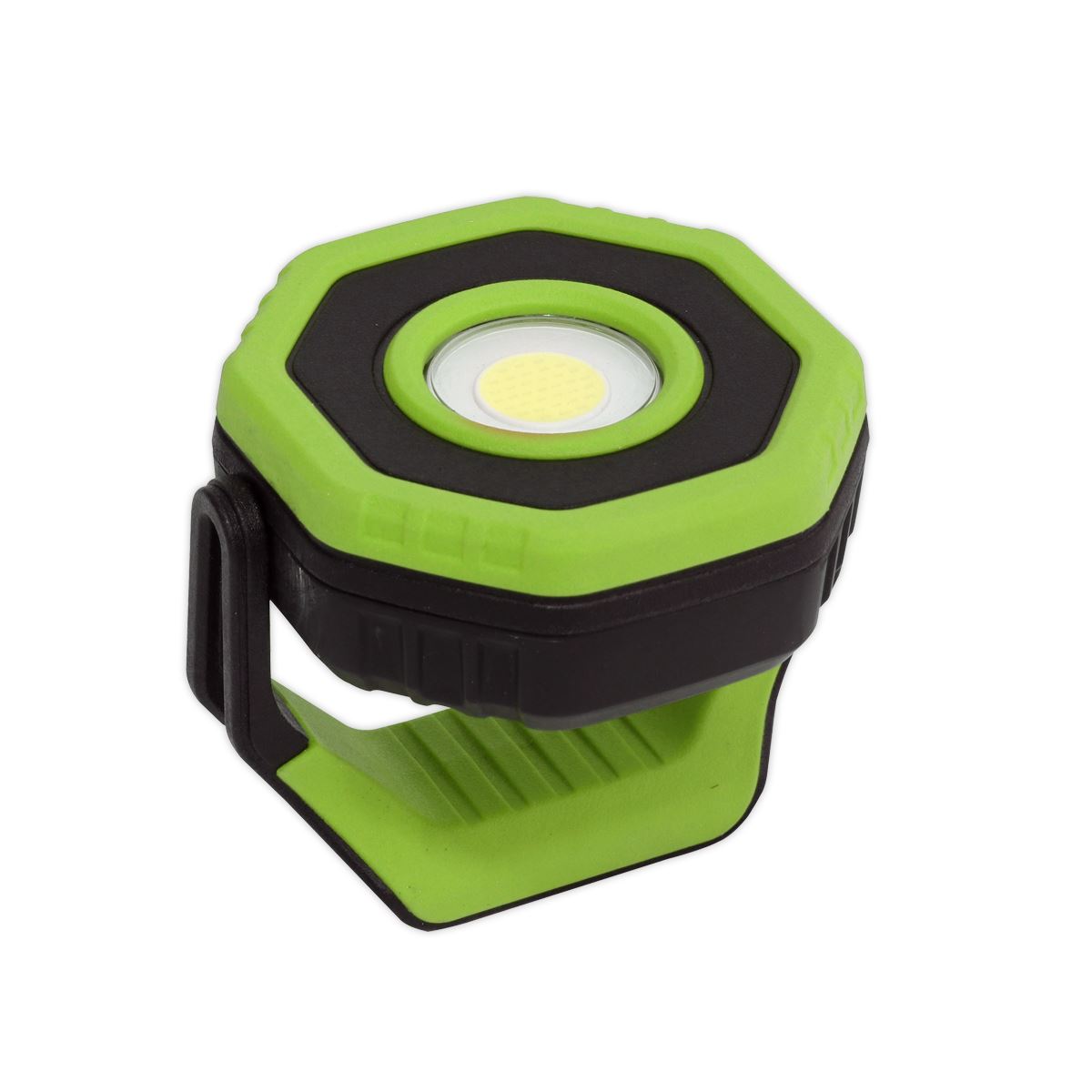 Sealey Rechargeable Pocket Floodlight with Magnet 360� 7W COB LED - Green LED700P