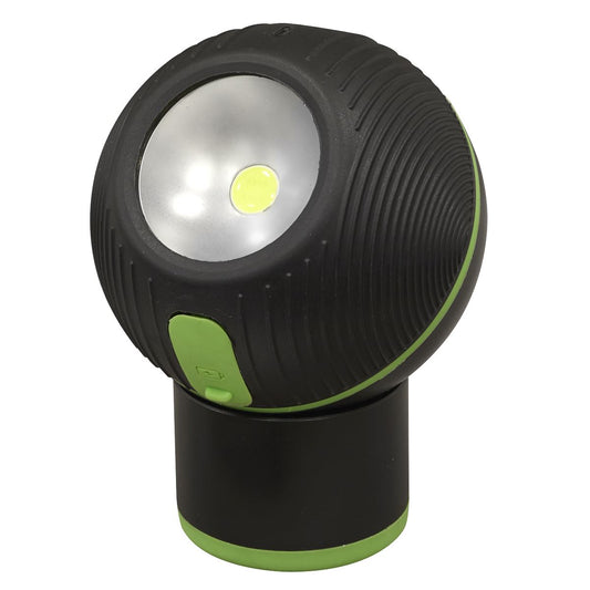 Sealey Rechargeable Magnetic Rotating Spotlight 6W COB LED 3.7V LiPoly LEDSPH01