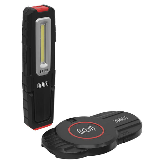 Sealey Inspection Light 5W COB & 1W SMD LED & Single Wireless Charging Base LEDWCBCOMBO2