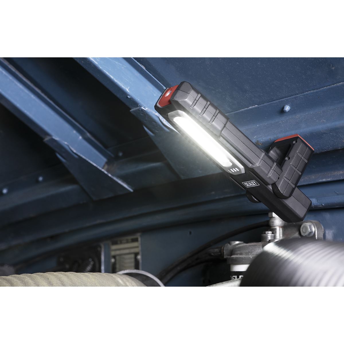 Sealey Inspection Light 5W COB & 1W SMD LED (x2) & Double Wireless Charging Base LEDWCBCOMBO5
