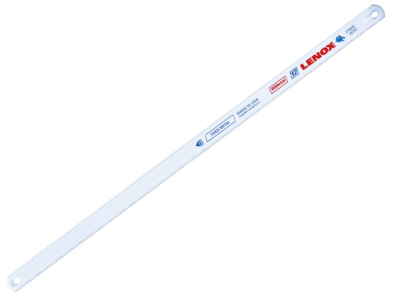 LENOX V218HE Bi-Metal Hacksaw Blades 300 x 13mm 18 TPI (Pack 10) LEN20144