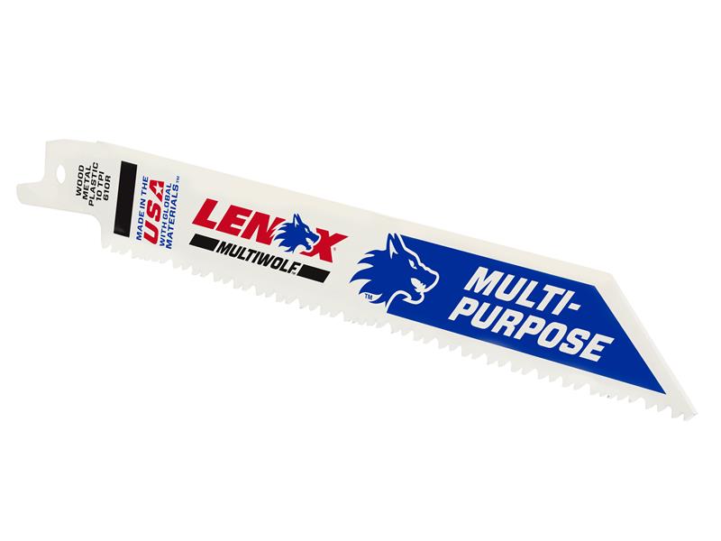 LENOX Reciprocating Saw Blade 152 x 19 x 0.9mm 10 TPI (Pack 25) LEN20493B610