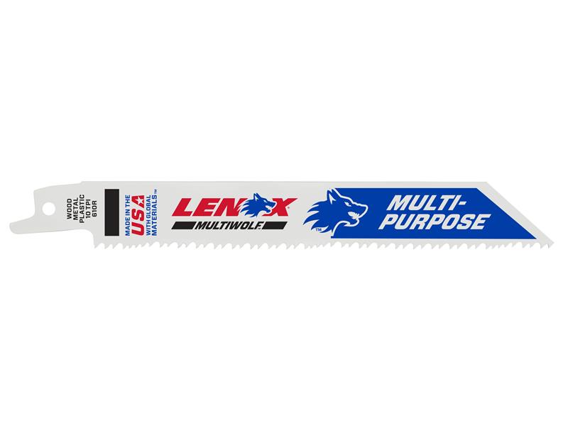 LENOX Reciprocating Saw Blade 152 x 19 x 0.9mm 10 TPI (Pack 25) LEN20493B610