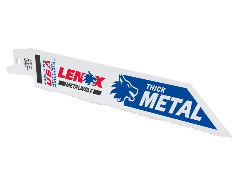LENOX Wolf Reciprocating Saw Blade 152 x 19 x 0.9mm 14 TPI Pack 25 LEN20494B614