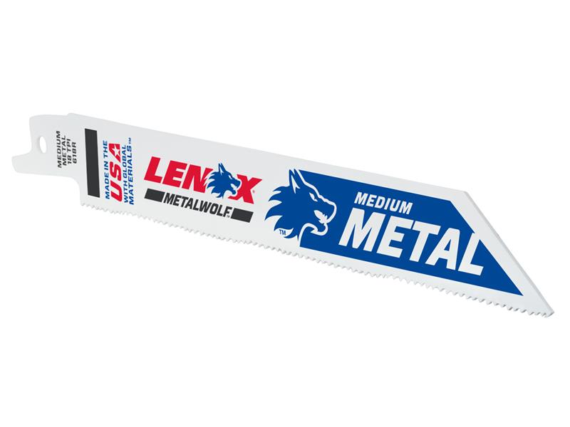 LENOX Wave Reciprocating Saw Blade 152 x 19 x 0.9mm 10 TPI Pack 25 LEN20529B618
