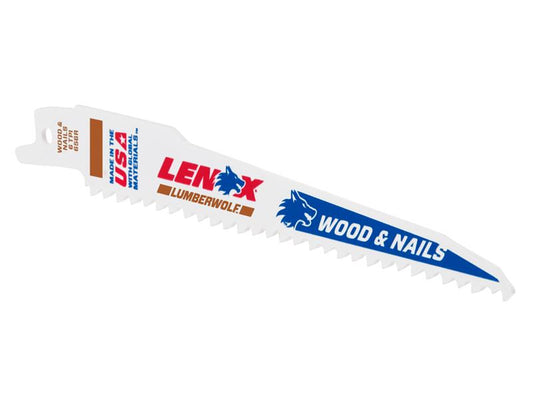 LENOX Wolf Reciprocating Saw Blade 152 x 19 x 1.3mm 6 TPI 25 Pack LEN20530B656