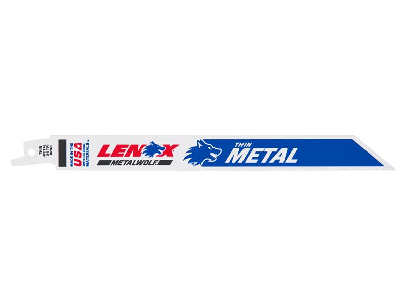 LENOX Wolf Reciprocating Saw Blade 203 x 19 x 0.9mm 24 TPI Pack 5 LEN20579824R
