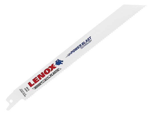 LENOX 20580-810R General Purpose Reciprocating Saw Blade 200mm 10 TPI (Pack 5) LEN20580