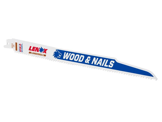 LENOX Wolf Reciprocating Saw Blade 305 x 19 x 1.3mm 6 TPI Pack 5 LEN20585156R