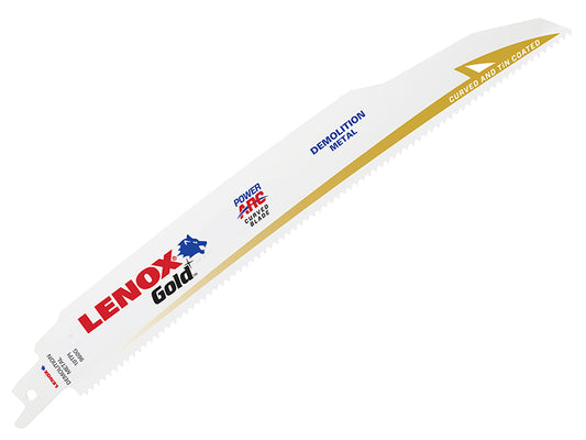 LENOX 960GR Gold® Demolition Reciprocating Saw Blades 230mm 10 TPI (Pack 5) LEN960GR