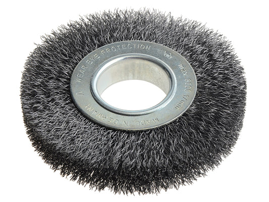 Lessmann Wheel Brush D125mm x W20-22 x 40 Bore Set 2 Steel Wire 0.30 LES334162