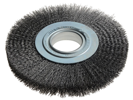 Lessmann Wheel Brush D200mm x W24-27 x 50 Bore Set 3 Steel Wire 0.35 LES365172