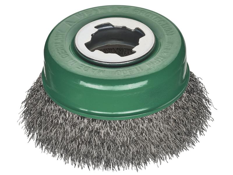 Lessmann Non Sparking Crimped Stainless Steel Brush 85mm X-Lock LES42336X