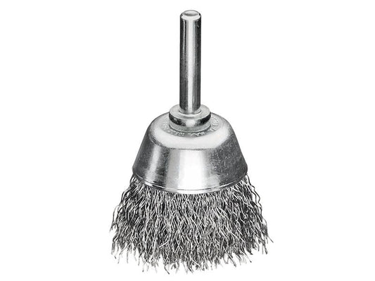 Lessmann Cup Brush with Shank D40mm x H15mm, 0.30 Steel Wire LES434162