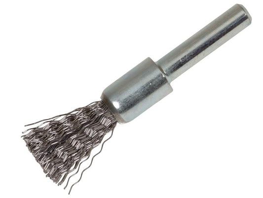 Lessmann End Brush with Shank 12 x 60mm, 0.30 Steel Wire LES451161