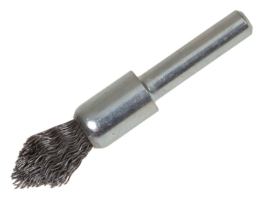 Lessmann Pointed End Brush with Shank 12/60 x 20mm, 0.30 Steel Wire LES451162