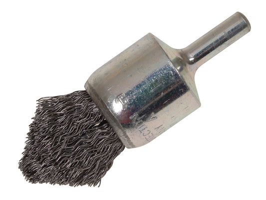 Lessmann Pointed End Brush with Shank 23/68 x 25mm, 0.30 Steel Wire LES453162