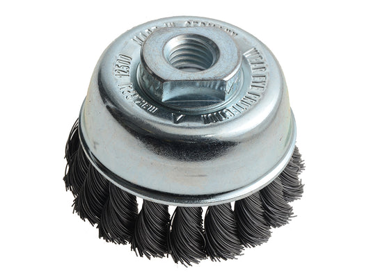 Lessmann Knot Cup Brush 65mm M14x2.0, 0.35 Steel Wire LES482117