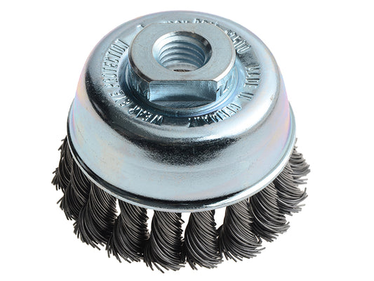 Lessmann Knot Cup Brush 65mm M14x2.0, 0.50 Steel Wire LES482217