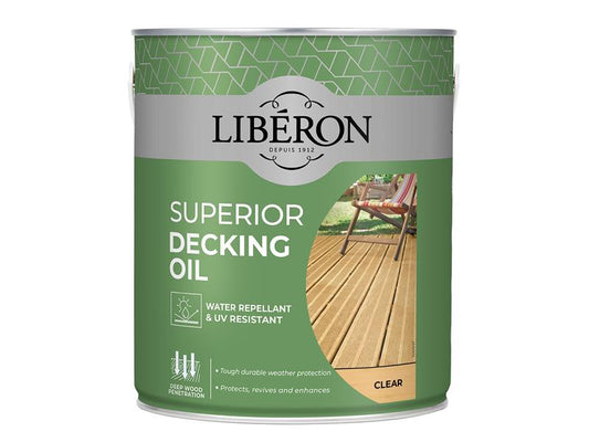 Liberon Superior Decking Oil Clear 2.5 litre LIB126103