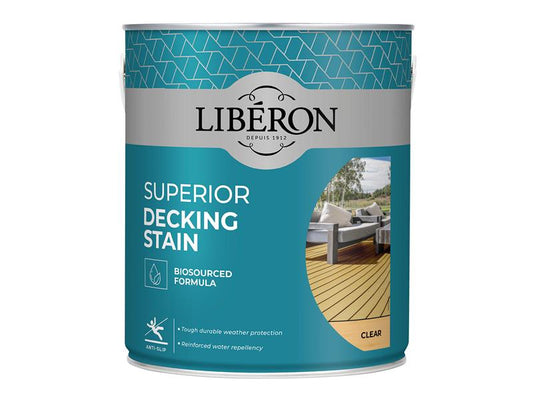 Liberon Clear Superior Decking Stain 2.5 litre LIB126119