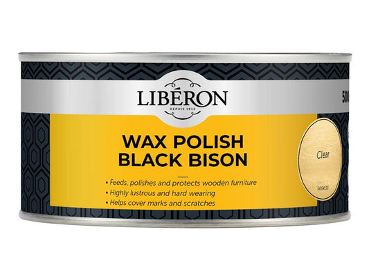 Liberon Wax Polish Black Bison Clear 500ml LIBBBPWCL500