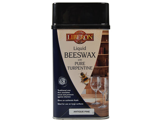 Liberon Beeswax Liquid Antique Pine 1 litre LIBBLAP1L