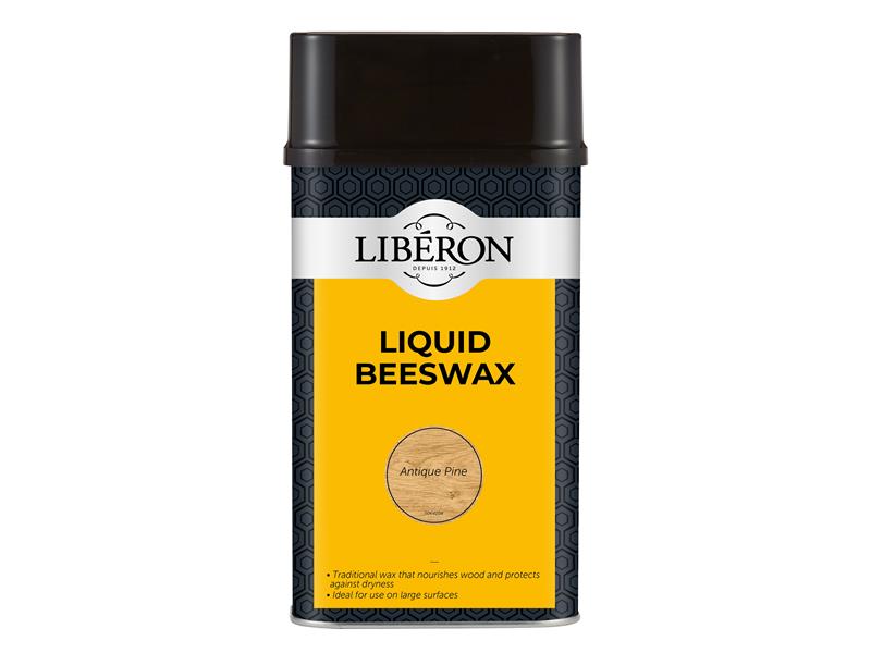 Liberon Liquid Beeswax Antique Pine 1 litre LIBBLAP1LN