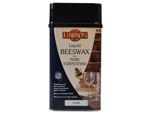 Liberon Beeswax Liquid Clear 1 litre LIBBLCL1L
