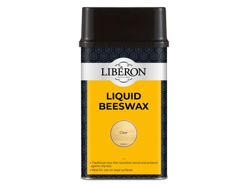 Liberon Liquid Beeswax Clear 500ml Coverage 10-12m² LIBBLCL500N