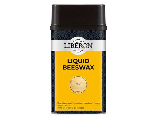 Liberon Liquid Beeswax Clear 500ml Coverage 10-12m² LIBBLCL500N