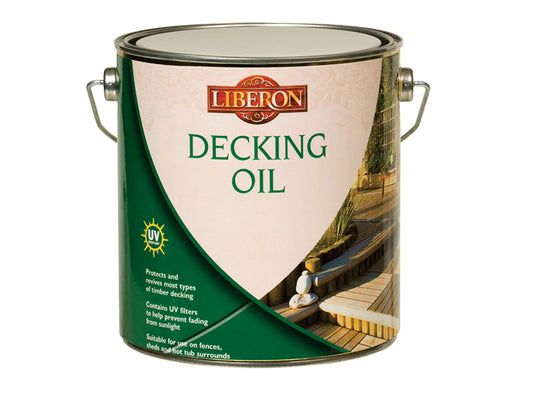 Liberon Decking Oil Clear 2.5L LIBDOCL25L