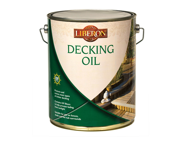 Liberon Decking Oil Medium Oak 5 litre LIBDOMO5L