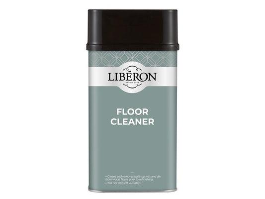 Liberon Wood Floor Cleaner 1 litre Removes built up wax and dirt LIBFCW1LN