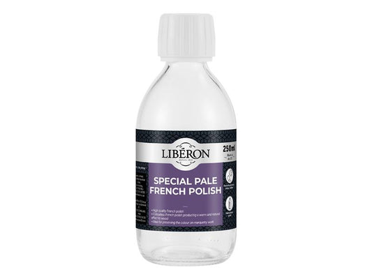 Liberon Special Pale French Polish 250ml for lighter colour woods LIBFP250N